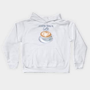 I love you a latte Kids Hoodie